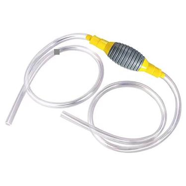 Imagem de Bomba de Transferência de Óleo, Gasolina e Água - Mangueira de PVC Transparente, Bomba Manual de Sifão com Válvula Anti-refluxo, Zesheng