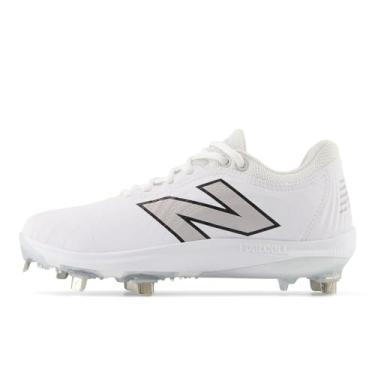 Imagem de New Balance Tênis feminino FuelCell Fuse V4 Metal Softball, Branco óptico/Raincloud, 13