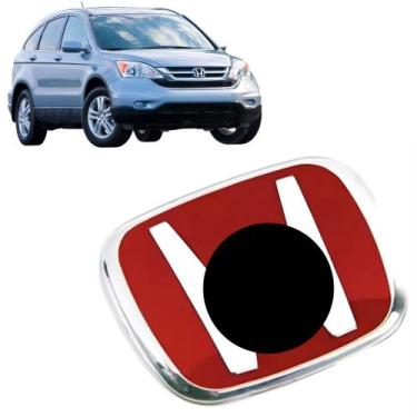 Imagem de Emblema Logo H Colar No Volante Crv Exl 2007 À 2011 43x53mm - Tunning 