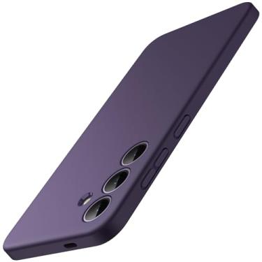 Imagem de JETech Capa Fina Fit para Samsung Galaxy S24 5G, Proteção Total da Lente da Câmera, Case Protetora Fina de TPU Macio para Telefone, Acabamento Fosco, Capinha à Prova de Choque (Violeta)