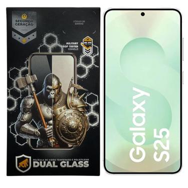 Imagem de Película para Samsung Galaxy S25 - Dual Glass Preta - Gshield