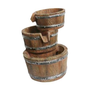 Imagem de Generic Escultura interna da fonte de água da mesa com fonte de cachoeira leve para meditação de escritório, quarto da sala de estar spa da sala de estar