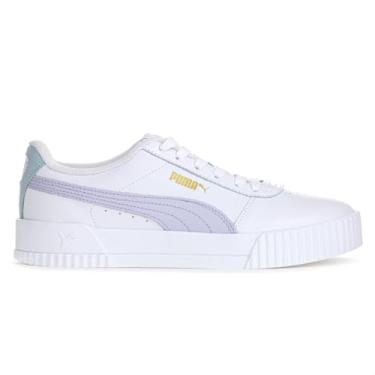 Imagem de Puma - Tênis Puma Carina L BDP Branco Lilás e Azul - Feminino - 38 - Branco