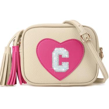 Imagem de OYLOLA Presentes para meninas de 3, 4, 5, 6, 7, 8 anos, presente de aniversário, bolsa infantil para meninas, presentes para meninas, Bege, C