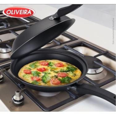 Imagem de Omeleteira antiaderente n18 - Alumínio Oliveira