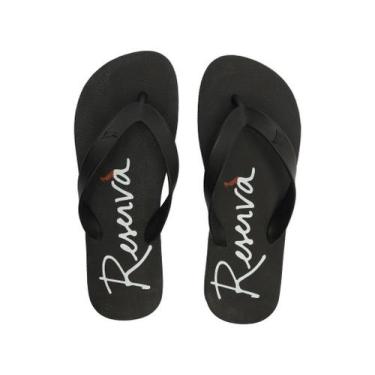 Imagem de Chinelo Reserva Adulto Preto, 40, Preto