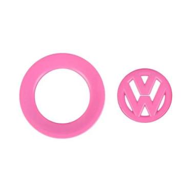 Imagem de VW Golf Polo Jetta Tiguan Passat GTI T-ROC ABS Plástico Volante Logoti