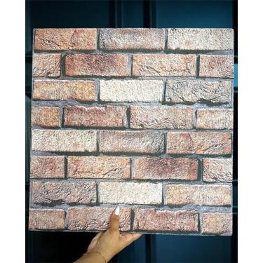 Imagem de Kit 20 Placas Revestimento EPS 3d Alto Relevo Textura Decoração - Belo