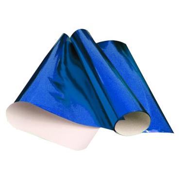 Imagem de Papel Laminado 48x60cm Azul V.M.P., Multicor, pacote de 40