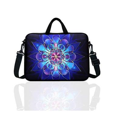 Imagem de Bolsa de ombro de laptop de neoprene de 30,5 cm com alça para tablet de 11 11,6 12 12,2 12,5" / notebook/MacBook Air Pro, Azul, 11.6 inch/ 12 inch