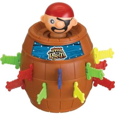Imagem de Jogo Barril do Pirata – Brinquedo Divertido para Crianças e Família – Estimula Reflexo e Atenção – Ideal para Festas, Presentes e Momentos em Grupo