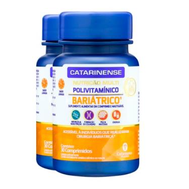 Imagem de Kit 2 Multi Polivitamínico Bariátrico Catarinense 30 Comprimidos