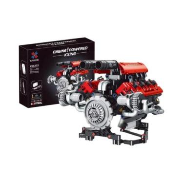 Imagem de Modelo De Carro De Simulação De Motor V8 Blocos De Construção APP Cont