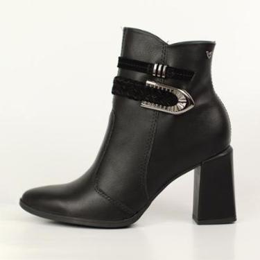 Imagem de Bota Mississipi Cano Curto Tira Trancada Fivela-Feminino