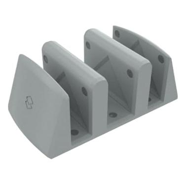 Imagem de Suporte Triplo 3 Notebooks Fechado Laptop Mesa Vertical