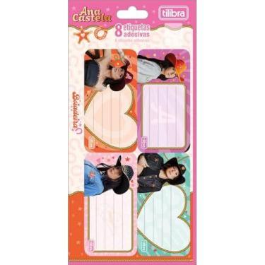 Imagem de Etiqueta Escolar Decorada Ana Castela C/8Etiq. 100X208Mm - TILIBRA