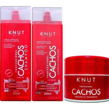 Imagem de Kit Knut Cachos Cabelos Ondulados Crespos Cacheados 