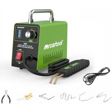 Imagem de MR CARTOOL Kit De Soldador De Plástico De 80 W - Kit De Soldagem De Plástico Com 600 Grampos, 5 Velocidades De Potência Ajustável 80 W 65 W 45 W 35 W 15 W, Grampeador Quente De Aquecimento Rápido De