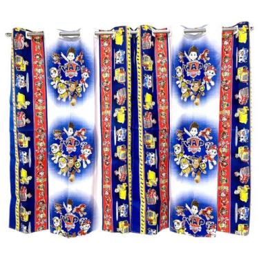 Imagem de Cortina Infantil Decorativa Para Quarto Personagens Animados 2,70x1,70