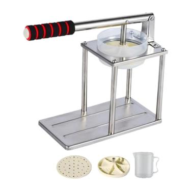 Imagem de Ioensy Máquina de prensa manual para de frutas, espremedor de frutas, extrator de comercial ou doméstico, Cabeça Chata