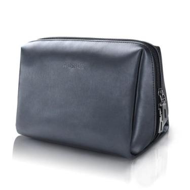 Imagem de Bolsa de maquiagem Aosbos Travel Size Cosmetic Size azul preta