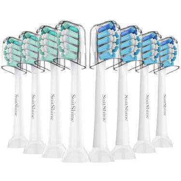 Imagem de Cabeças de escova de dentes de reposição SuitShine para Philips Sonica