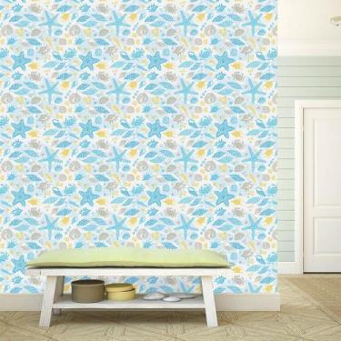 Imagem de Papel de Parede Adesivo - Fundo do Mar - 090ppd - Allodi