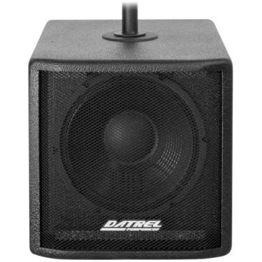 Imagem de Subwoofer Ativo Datrel 12 300W RMS Acustica Madeira Grave