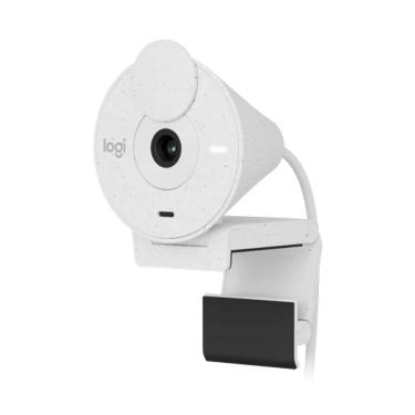 Imagem de Webcam Full Hd Logitech Brio 300 Branco