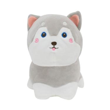 Imagem de Cachorro Shiba Sentado 26Cm Pelúcia Antialérgica Fofy Toys