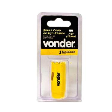 Imagem de Serra Copo De Aço Rápido, 22 Mm - 7/8, Vonder