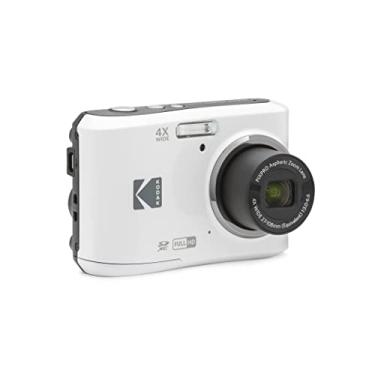 Imagem de KODAK Câmera digital PIXPRO Zoom FZ45-WH de 16 MP com zoom óptico de 4X, ângulo amplo de 27 mm e tela LCD de 2,7 polegadas (branca)