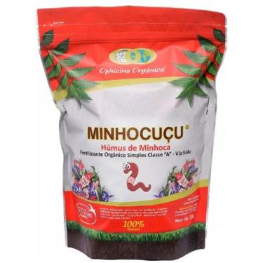 Imagem de Minhocuçu Húmus De Minhoca Fert Organico Ecocert - 1 Kg - Ophicina Org