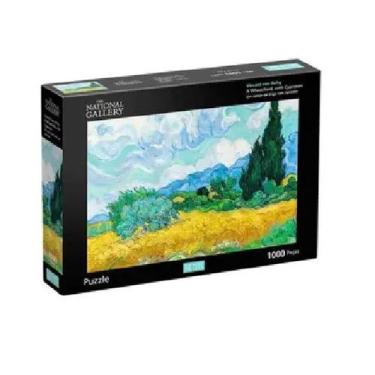 Imagem de Quebra-Cabeça Puzzle 1.000 Pçs Campo de Trigo Van Gogh Mimo