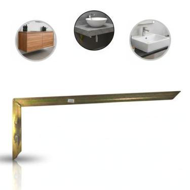 Imagem de Suporte para Pia Bancada de Parafusar/Chumbar 60cm x 20cm - WDL