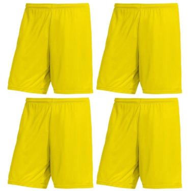 Imagem de Kit 4 Calções PMC Futebol Plus Size Masculino