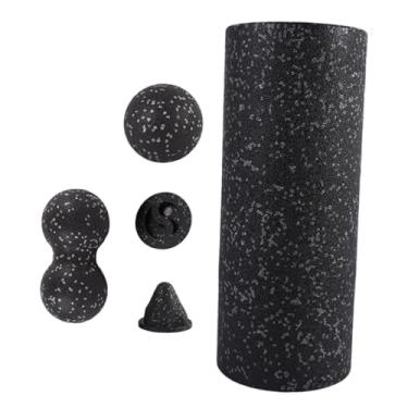 Imagem de Vaveren de ioga com rolo de espuma 5x, equipamento leve e versátil, coluna de ioga com rolo de pilates de espuma EPP para treino de pilates, academia, com Ponto