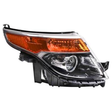 Imagem de TRQ Conjunto de farol direito compatível com Ford Explorer 2011-2015