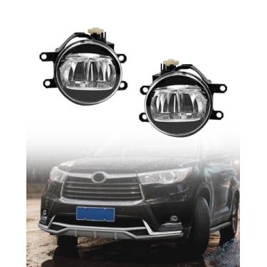 Imagem de LitMiRaCle Faróis de neblina de LED dianteiros para Toyota 4Runner 2014-2022 / Corolla/Highlander / RAV4 / Tacoma/Tundra, Lexus LX570 / CT200H / GS450H 2010-2012, 2 peças