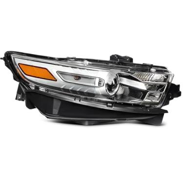 Imagem de Conjunto de farol adequado 2013-2014 para Ford Taurus cinza carcaça lente transparente lado do passageiro FO2503310DG1Z-13008-A