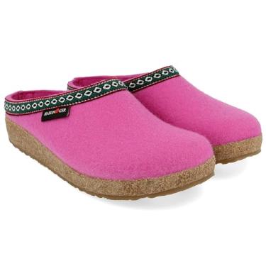 Imagem de HAFLINGER GZ Felt Clogs Mules Tênis unissex, rosa, 5 Women/3 Men