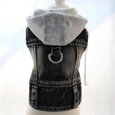 Imagem de Jaqueta peitoral para cães pequenos – Roupas respiráveis macias para cães com anel em D para coleira, colete leve e confortável para filhotes de raças pequenas, gatos