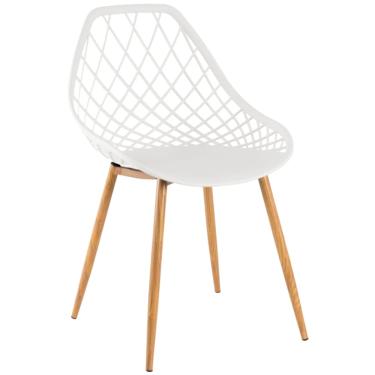Imagem de Cadeira Cleo Cloe Clarice Web Jardim Assento Polipropileno - Branco