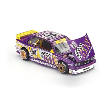 Imagem de MINI GT M3 Kaido KW V1#95 Purple and Yellow with Graphics (Designed by Jun Imai) Kaido House Special 1/64 Diecast Model Car KHMG194