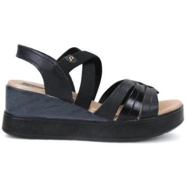 Imagem de Sandalia Anabela Pegada 234205 Feminina-Feminino