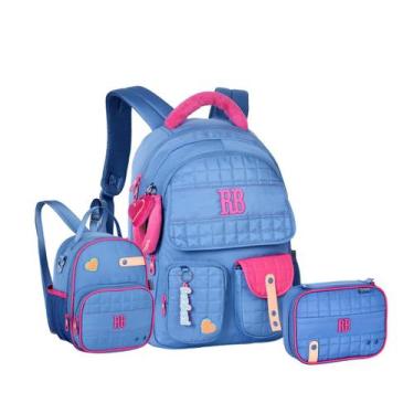 Imagem de Kit Mochila Costas Confecção Moderna Rebecca Bonbon Original 2026 - CL