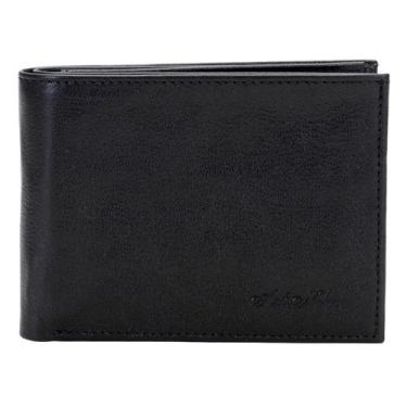 Imagem de Carteira Masculina 100% Couro Legítimo Preta Nobre 06 - Art Nobre Calç