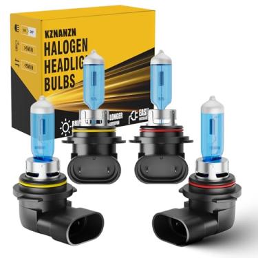 Imagem de Adequado para lâmpadas de farol de halogêneo Toyota Corolla 2001-2015, General 9005/HB3+9006 Combo de lâmpada de halogêneo de feixe alto e baixo, 6500K branco frio IP68 à prova d'água farol 100W 400%