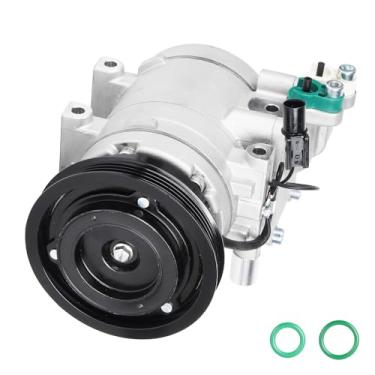 Imagem de Compressor de ar condicionado AC com embreagem para Hyundai Elantra 2001-2006; apto para Hyundai Tiburon 2003-2008; apto para Hyundai Tucson 2005-2009