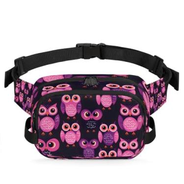 Imagem de Lindas pochetes de flores rosa para mulheres e homens com alça ajustável, bolsa transversal, bolsa de peito, bolsas de bumbum, bolsa de estilingue, Cor 23